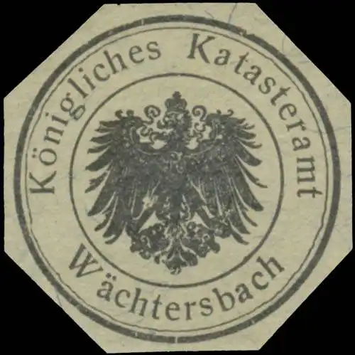 K. Katasteramt WÃ¤chtersbach