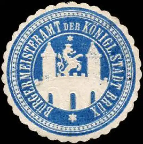 BÃ¼rgermeisteramt der KÃ¶niglichen Stadt BrÃ¼x