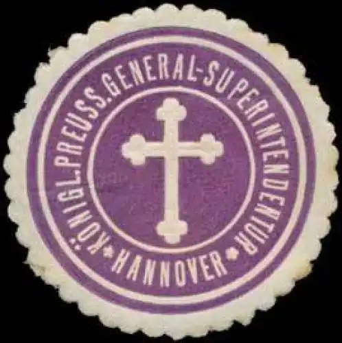 K.Pr. General-Superintendentur Hannover