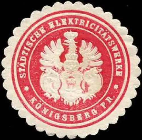 StÃ¤dtische ElektricitÃ¤tswerke - KÃ¶nigsberg/PreuÃen