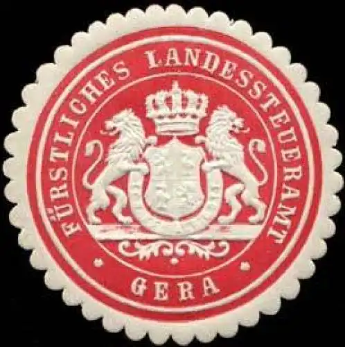 FÃ¼rstliches Landessteueramt Gera