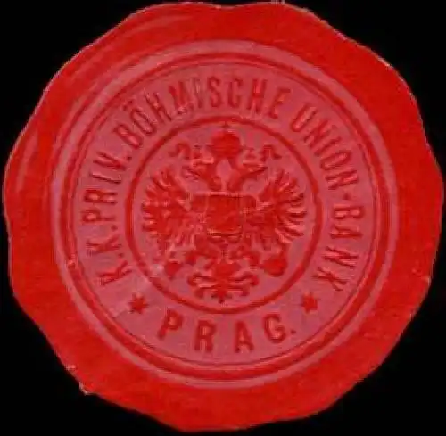 K.K. Priv. BÃ¶hmische Union-Bank - Prag