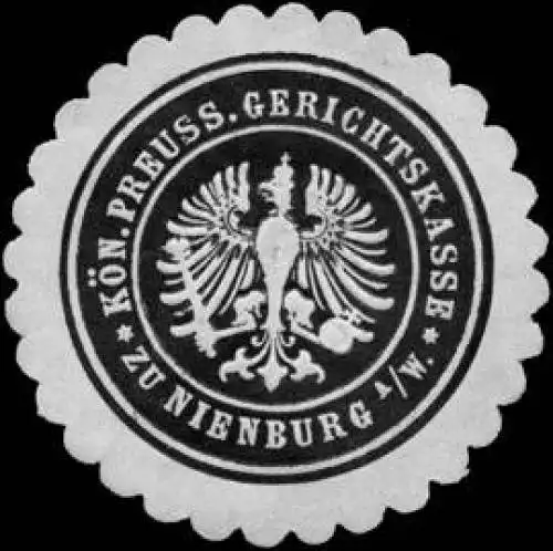 KÃ¶n. Preuss. Gerichtskasse zu Nienburg a./W