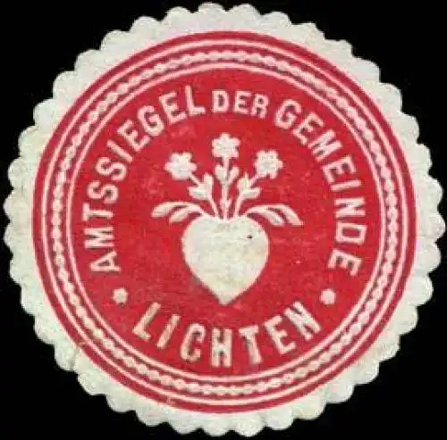 Amtssiegel der Gemeinde Lichten