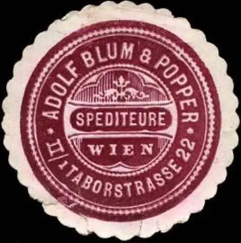 Spediteure Adolf Blum & Popper - Wien