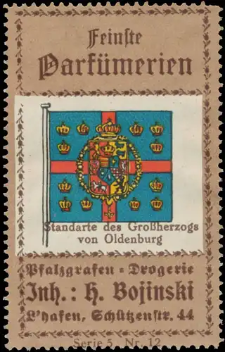 Standarte des GroÃherzogs von Oldenburg