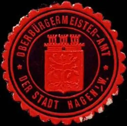 OberbÃ¼rgermeister-Amt der Stadt Hagen/Westfalen