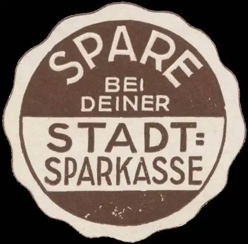 Spare bei deiner Stadt-Sparkasse