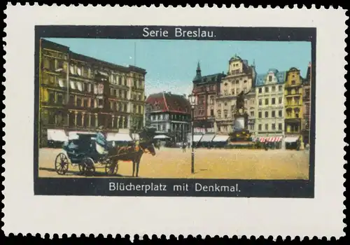 Blücherplatz mit Denkmal