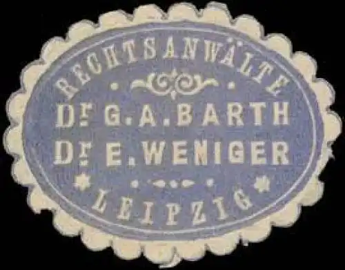 RechtsanwÃ¤lte Dr. G.A. Barth & Dr. E. Weniger - Leipzig