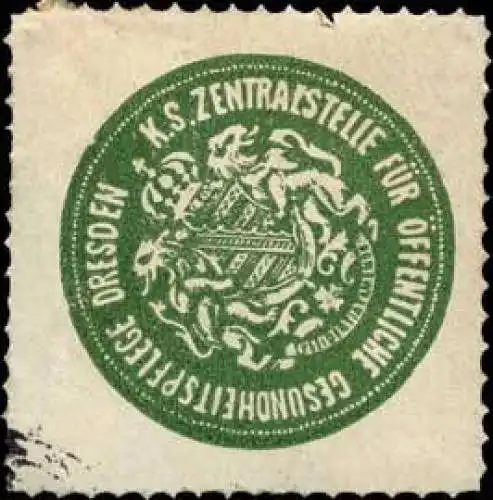 K.S. Zentralstelle fÃ¼r Ã¶ffentliche Gesundheitspflege Dresden