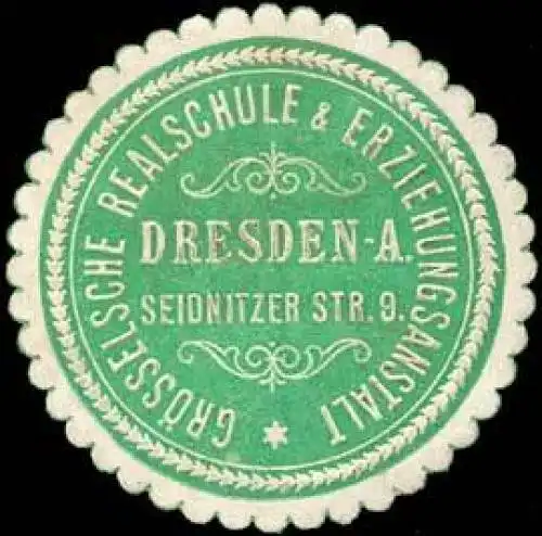 GrÃ¶sselsche Realschule & Erziehungsanstalt Dresden-Altstadt