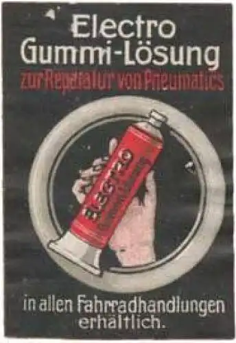 Electro Gummi-LÃ¶sung fÃ¼r Fahrrad-Reifen