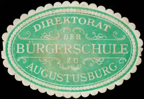 Direktorat der BÃ¼rgerschule zu Augustusburg