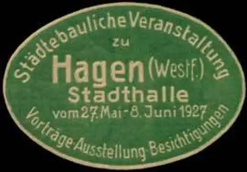 StÃ¤dtebauliche Veranstaltung