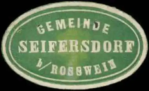 Gemeinde Seifersdorf bei RoÃwein