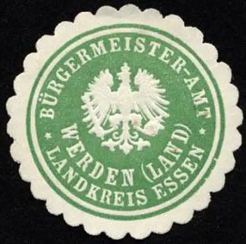 BÃ¼rgermeister - Amt - Werden (Land), Landkreis Essen