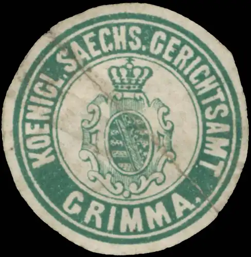 K.S. Gerichtsamt Grimma