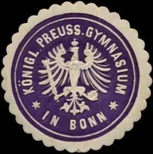 KÃ¶nigl. Preuss. Gymnasium in Bonn