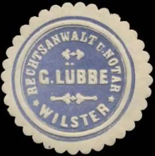 Rechtsanwalt und Notar G. LÃ¼bbe