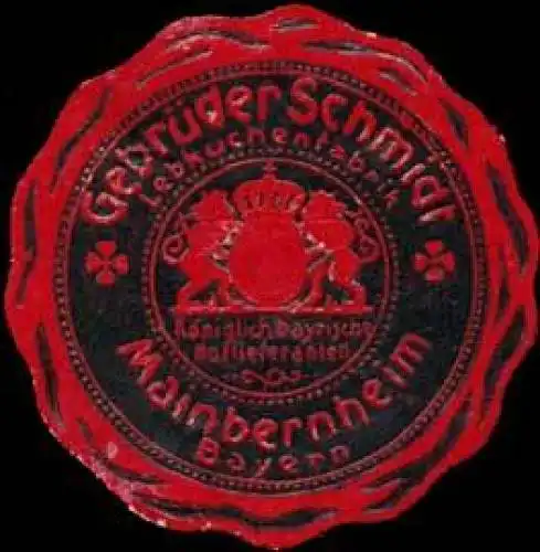 Lebkuchenfabrik GebrÃ¼der Schmidt-BÃ¤ren-Schmidt Mainbernheim/Bayern