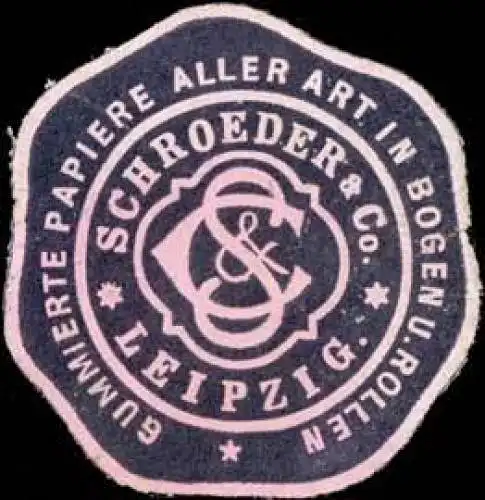 Druckerei Schroeder & Co. Leipzig