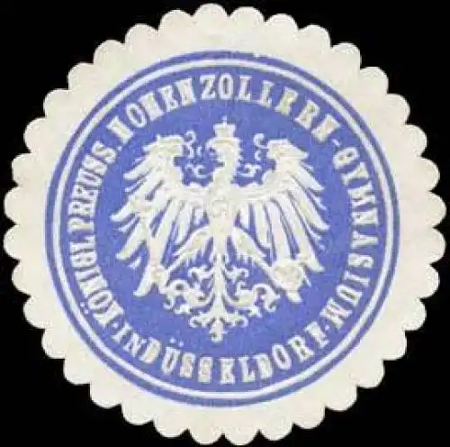 KÃ¶nigl. Preuss. Hohenzollern-Gymnasium in DÃ¼sseldorf