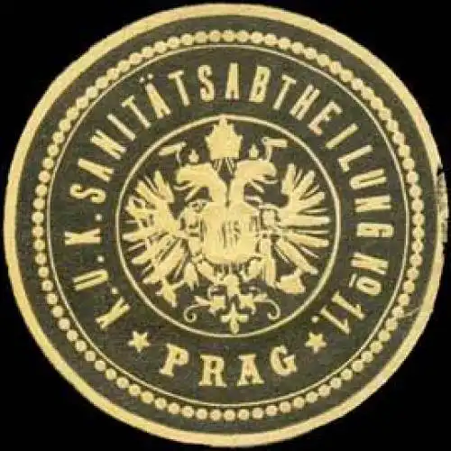 K.u.K. SanitÃ¤tsabtheilung No. 11 Prag