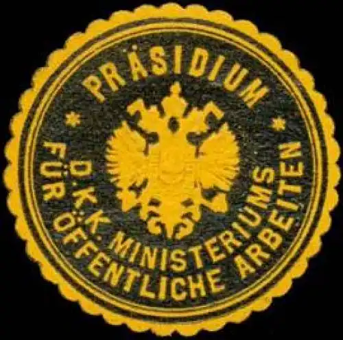 PrÃ¤sidium des k.k. Ministeriums fÃ¼r Ã¶ffentliche Arbeiten