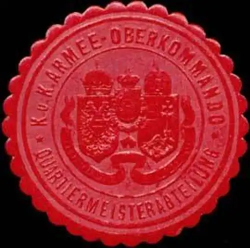 K.u.K. Armee-Oberkommando Quartiermeisterabteilung