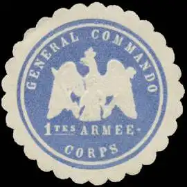 General Commando 1tes Armeecorps