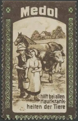 Medol hilft bei allen Hautkrankeiten der Tiere