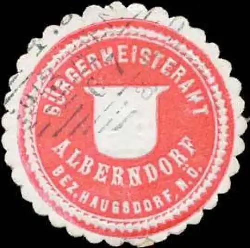 Bürgermeisteramt Alberndorf Bezirk Haugsdorf Nieder-Ãsterreich