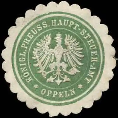 K. Pr. Haupt-Steuer-Amt - Oppeln