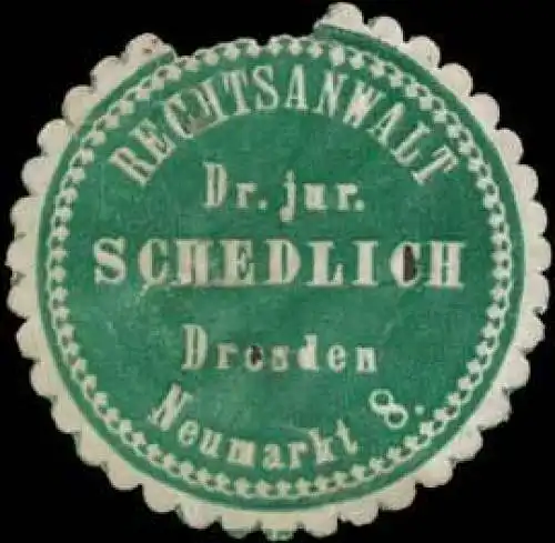 Rechtsanwalt Dr. jur. Schedlich