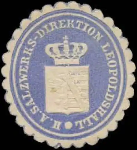 H.A. Salzwerks-Direktion Leopoldshall (Salz)