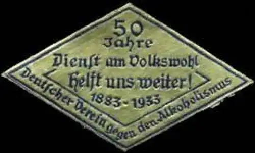 50 Jahre Dienst am Volkswohl