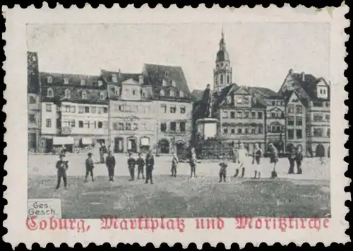 Marktplatz und Moritzkirche