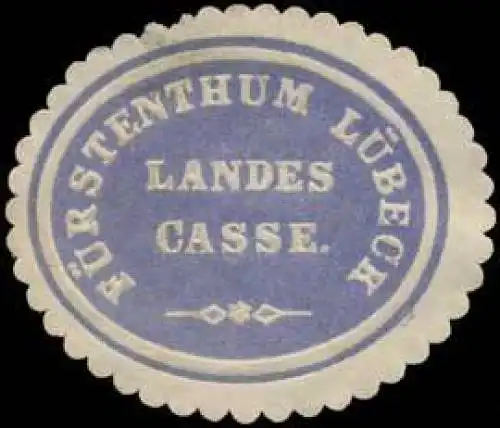 FÃ¼rstenthum LÃ¼beck Landes Casse