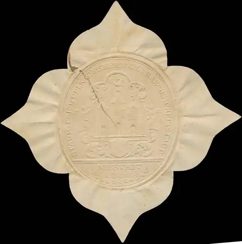 Stadtgericht der Grossherzogl. SÃ¤chs. Creisstadt Neustadt/Orla