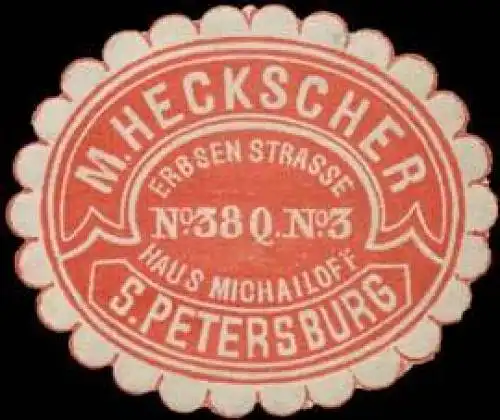 M. Heckscher S. Petersburg