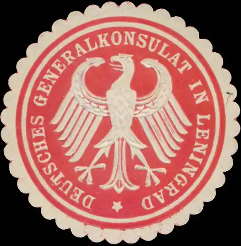 Deutsches Generalkonsulat in Leningrad