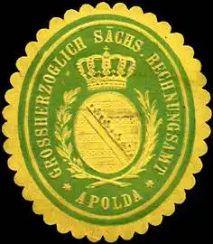 Gr. SÃ¤chsische Rechnungsamt - Apolda