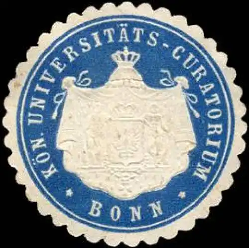 KÃ¶nigliche UniversitÃ¤ts - Curatorium - Bonn