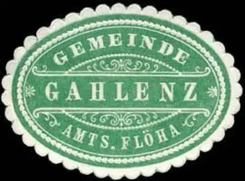 Gemeinde Gahlenz - Amtshauptmannschaft FlÃ¶ha