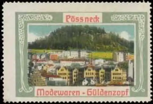 Stadtansicht PöÃneck in Thüringen
