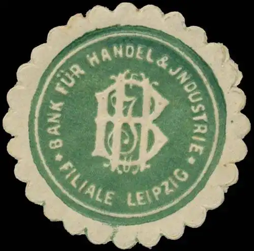 Bank fÃ¼r Handel und Industrie Filiale Leipzig