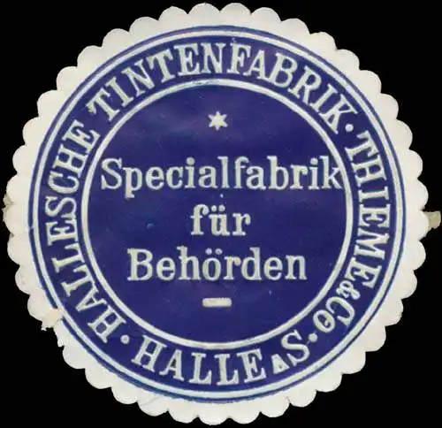 Hallesche Tintenfabrik Thieme & Co