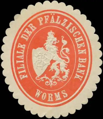 Filiale der Pfälzischen Bank Worms
