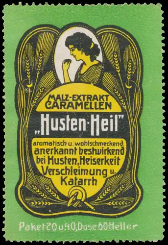 Malz-Extrakt Caramellen Husten-Heil